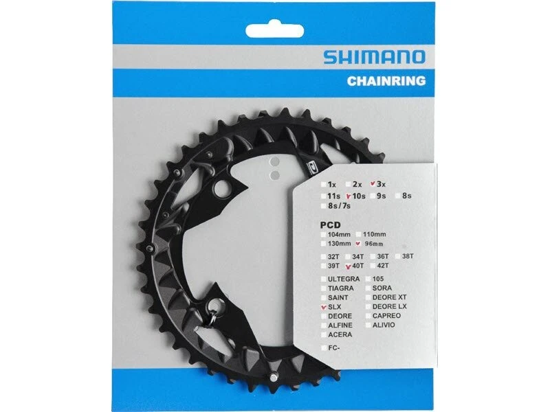 Shimano FC-M672-10 SLX Kettenblatt, 3x10fach 3 Shimano FC-M672-10 SLX Kettenblatt, 3x10fach