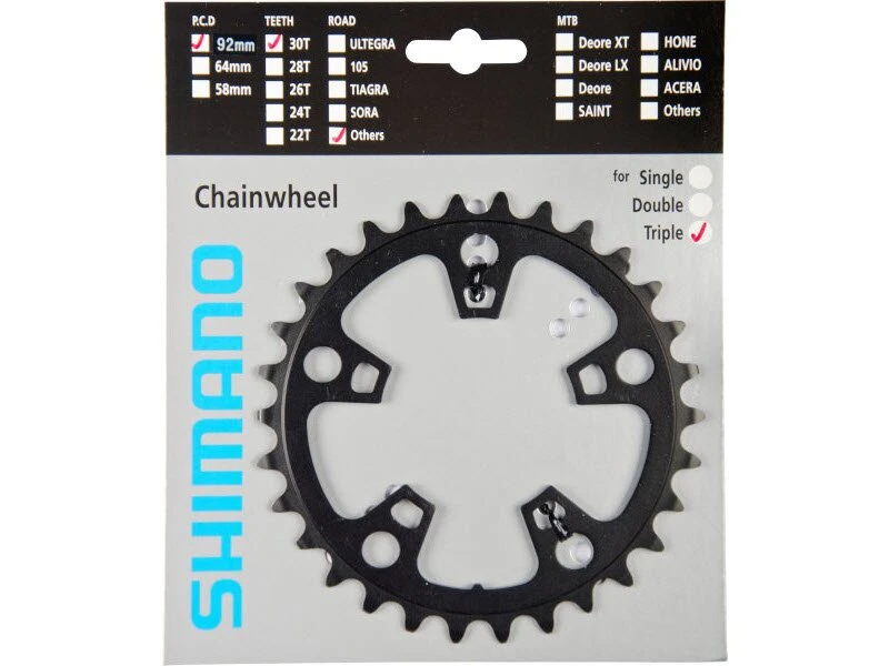 Shimano FC-M660-10 SLX Kettenblatt, 3x10fach 8 Shimano FC-M660-10 SLX Kettenblatt, 3x10fach – Bild 6